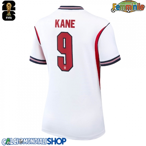 Maglie da calcio Inghilterra Harry Kane #9 Prima Maglia Femminile Mondiali 2026  Manica Corta